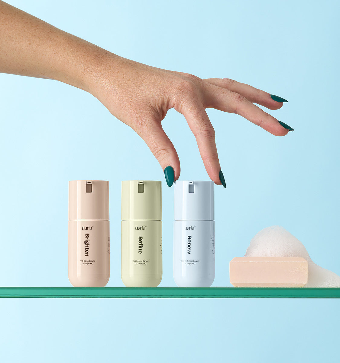 Refine high quality Serum in 3 colors - Auria