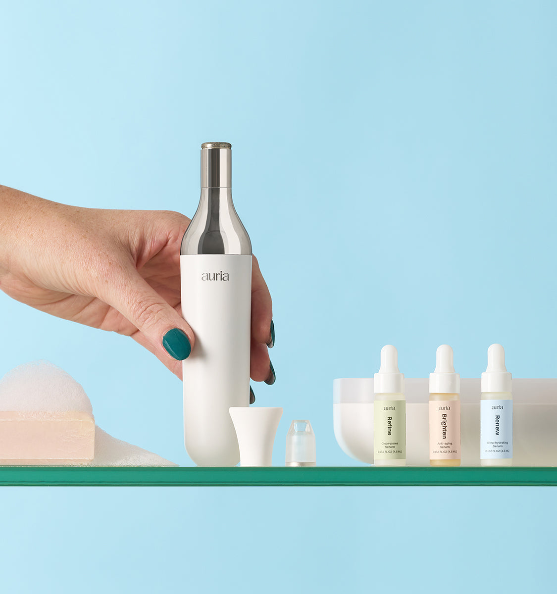 Vita Trio: At-Home 3-in-1 Microdermabrasion Device - Auria